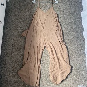 Tan jumpsuit